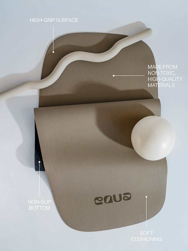 EQUA Yoga Mat Soft Stone