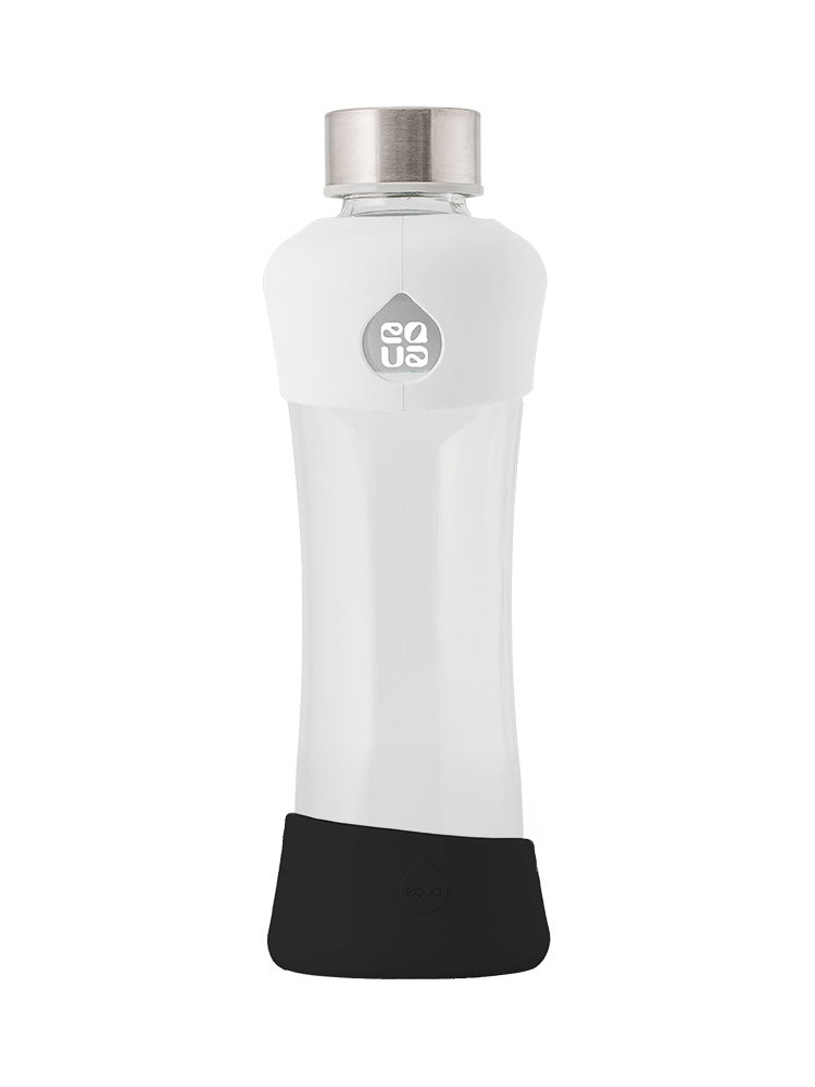 Active White Glass Bottle