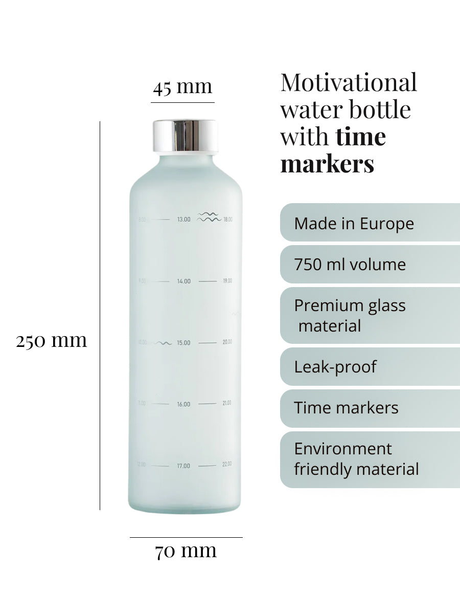 Water O'clock Glass Bottle