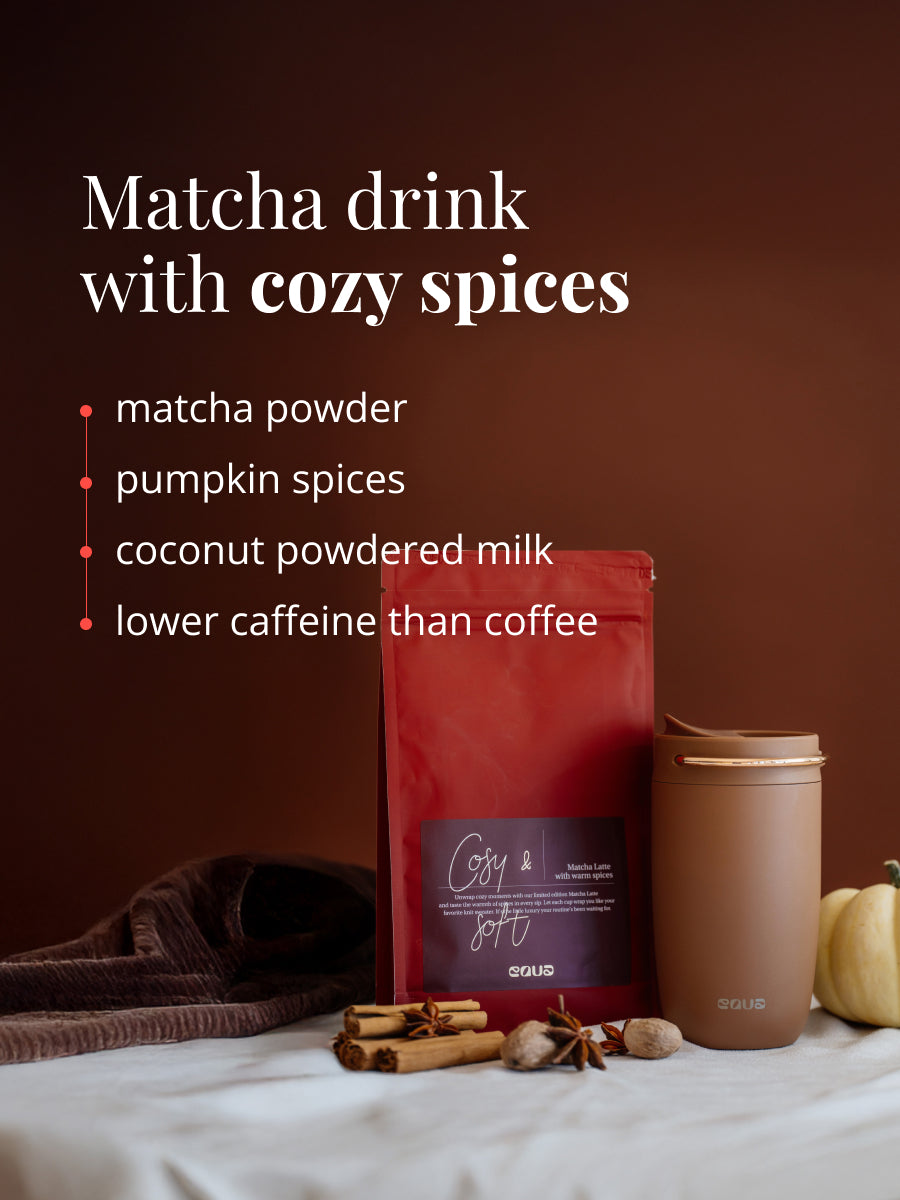 Pumpkin Spice Matcha with a gift