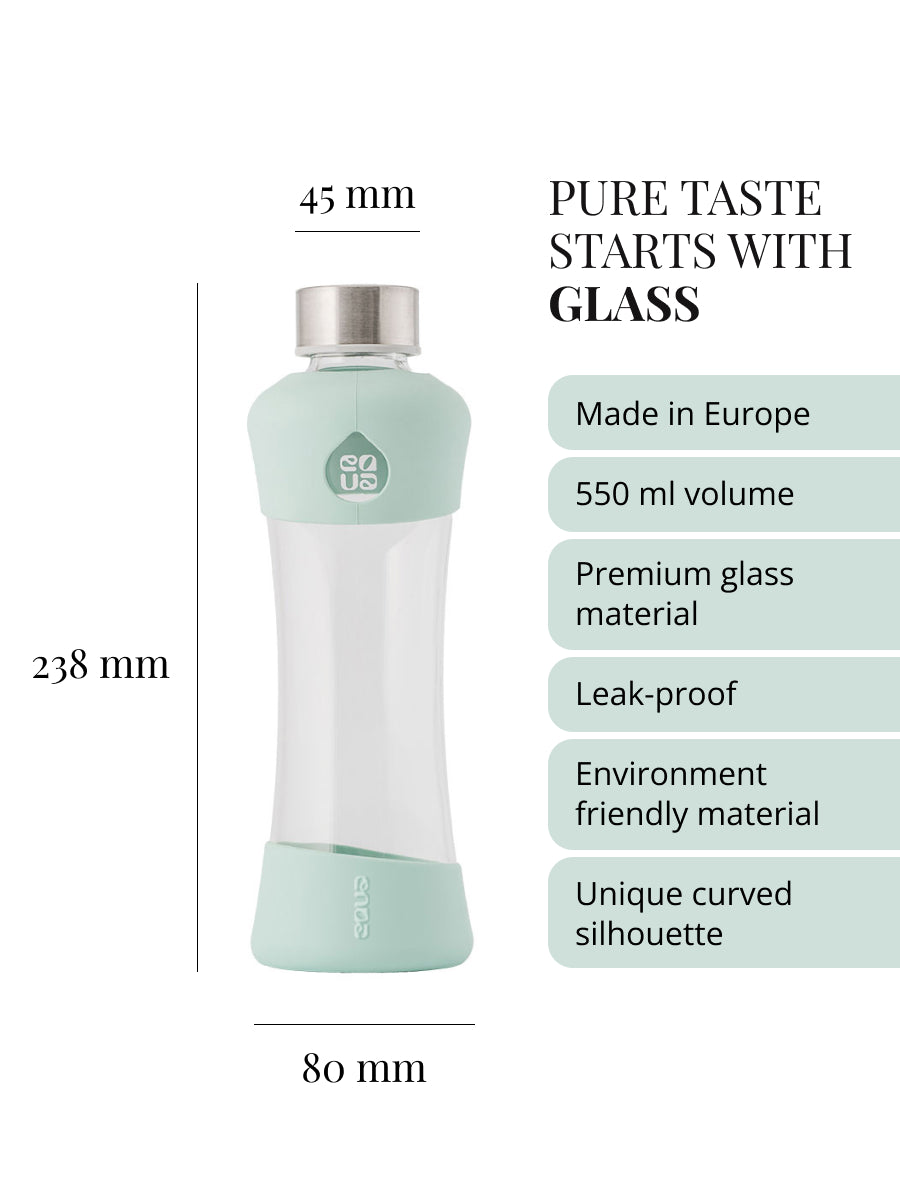Active Mint Glass Bottle