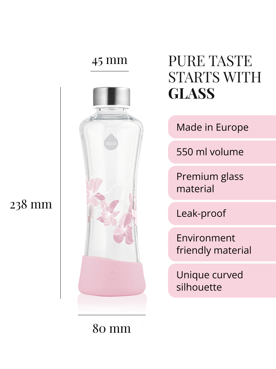 Magnolia Glass Bottle