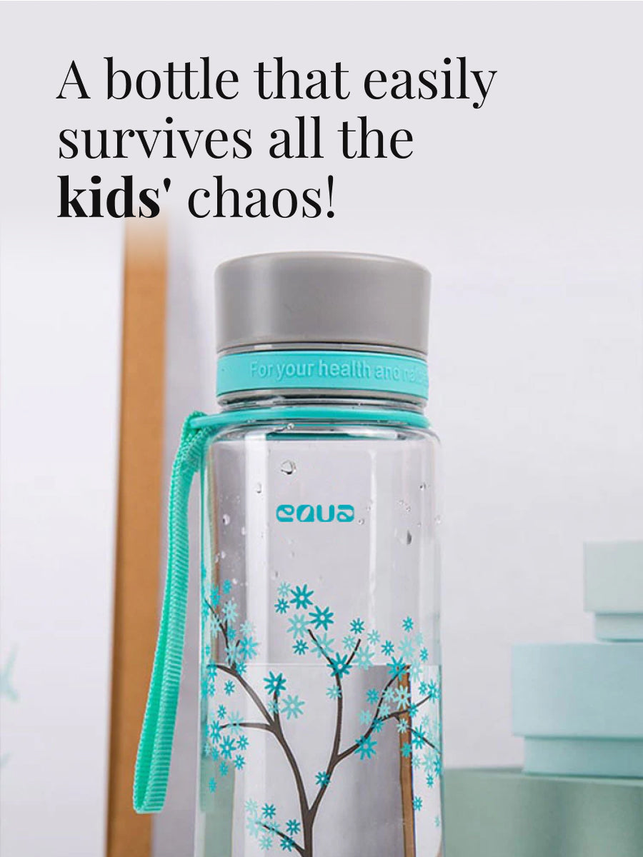 Mint Blossom BPA free bottle